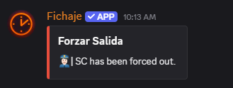 Force clock-out
